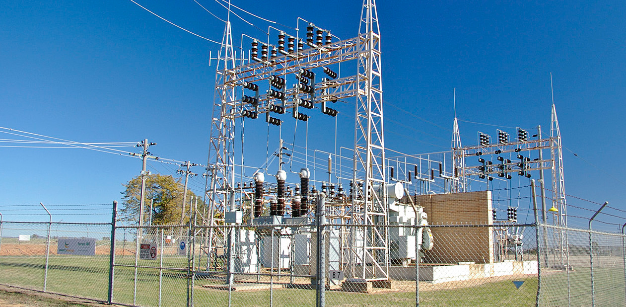 powerline substation